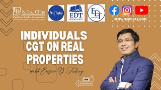 INDIVIDUALS - CGT on Real Properties