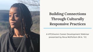Building Connections Through Culturally Responsive Practices