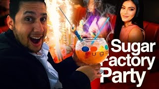 PARTY at NYC's Sugar Factory | $1000 BILL!