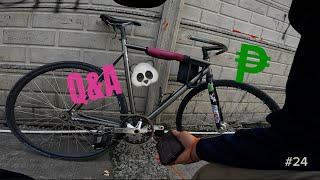 FIXIE FOOD DELIVERY + FOODPANDA Q&A ⚙️🐼