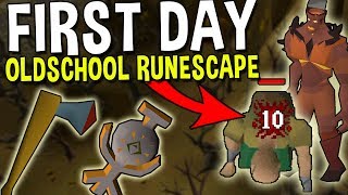 What was Oldschool Runescape Like on the First Day Ever! [OSRS]
