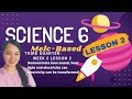 MELC-BASED SCIENCE 6 3rd Qtr.: Week 3-5 How sound, heat, light and electricity can be transformed