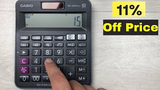 How to Calculate 11 Percent Off a Price on Calculator - For Beginners