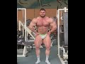 ukrainian bodybuilder muscle flexing