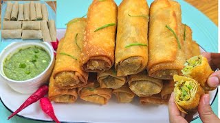 Veg Spring Rolls With Homemade Sheets|Snacks | Make and Freeze Ramadan recipes | New Recipes 2025