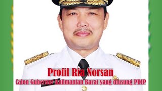 Profil Ria Norsan, Calon Gubernur Kalimantan Barat yang diusung PDIP