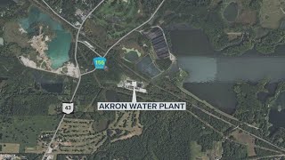 WATCH: Officials give up update on gas leak at Akron Water Plant near Kent