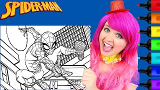 How To Color Spider-Man | Markers