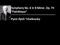 symphony no. 6 in b minor pathétique pyotr ilyich tchaikovsky vinyl rip