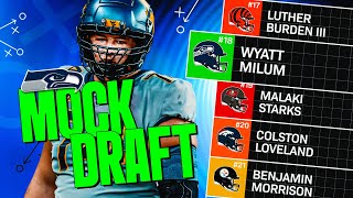 Seattle Seahawks 3-Round Mock Draft | PFF