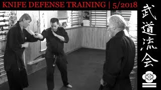 SELF DEFENSE TECHNIQUES ⛩ How To Defend Yourself Against A Knife: Tantojutsu Training