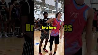 Bryce James’ kick game is ELITE 🔥 #shorts #basketball #highlights #shoes #lebronjames #brycejames