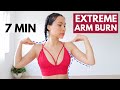 7 Min fast & effective ARM BURN, lose bra bulge, sculpt shoulder line & collarbone area | Hana Milly