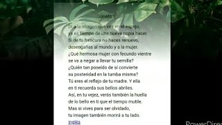 Shakespeare Soneto 17