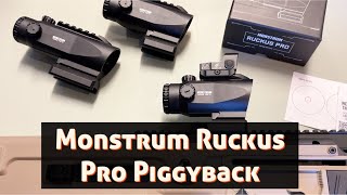 Monstrum Ruckus Pro Piggyback Mount \u0026 Shake Awake