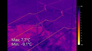 Inspection des lignes par thermographie