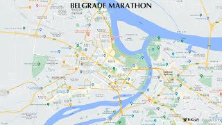 Belgrade Marathon Course Map