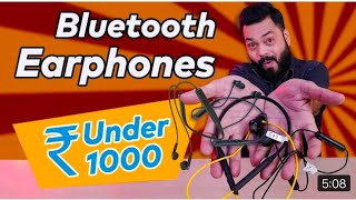 Top 5 Best Wireless Bluetooth Earphones Under 1000 ⚡ Nov 2020