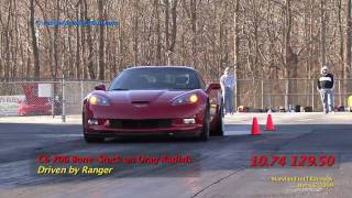 Ranger C6 Z06 10.74 Bone-Stock on DRs (Drag Radials)