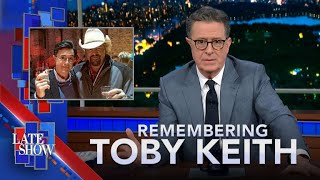 Forever Grateful For Toby Keith - Stephen Colbert Bids Farewell To A Country Music Legend