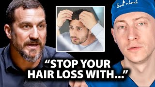 How to Stop Hair Loss Before it's Too Late | Surgeon Reacts to @hubermanlab