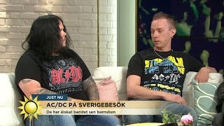 AC/DC är tillbaka i Sverige - Nyhetsmorgon (TV4)