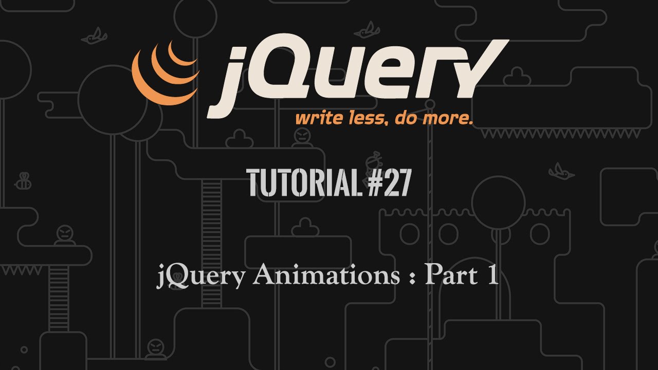 JQuery Tutorial 27: JQuery Animation - Part 1 - YouTube