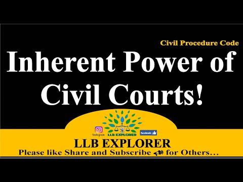 What are the inherent powers of the Court?