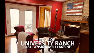 Short term rental fancy family house in the East Lansing area of Michigan, USA