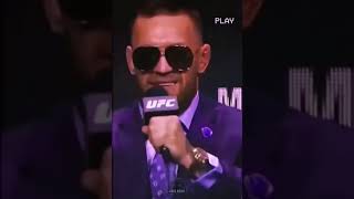 reporter tries to trash talk Conor McGregor 😏