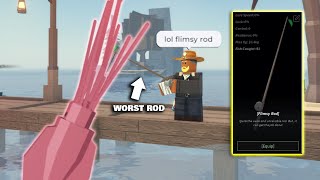 Can You Catch COLOSSAL SQUID With Flimsy Rod? In FISCH Roblox