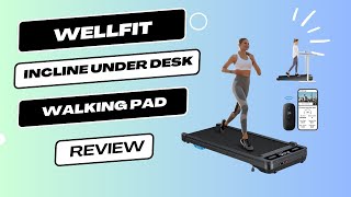 Wellfit Incline Under Desk Walking Pad Review |Achieve Your Fitness Goals at Work. Try Coupon given!