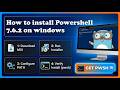 How to install PowerShell 7.6.2 on Windows 11