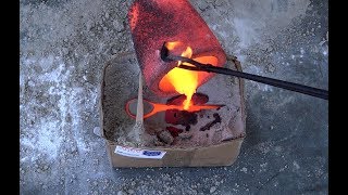 How To Cast a Bronze Tomahawk in Cardboard Box