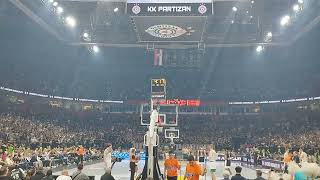 Partizan - Žalgiris: Punter faul koš i eksplozija