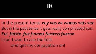 The IR Conjugation Song