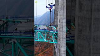 LATEST PROGRESS WORLD'S TALLEST BRIDGE || HUAJIANG GORGE BRIDGE #bridge #construction #engineering