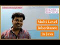 Multi Level Inheritance in Java | Learn Java