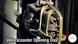 Velocicoaster Opening Day