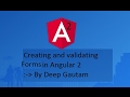 Angular Reactive Forms Tutorial(Angular 2 or Angular 4)