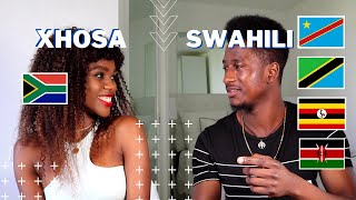 Swahili Challenge | Xhosa vs Swahili Tag | South African YouTuber