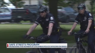 Columbus program to increase the number of police officers on bikes