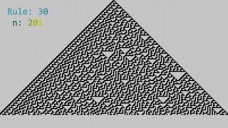 EVOLVING  Simple AUTOMATA creates INCREDIBLE Fractals