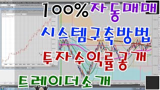 100%자동매매시스템 구축방법, 시스템트레이딩 시스템매매투자수익률공개, 해외선물 비트코인