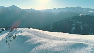 Early Morning Skiing in Bad Hofgastein