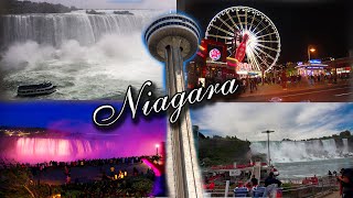 Niagara Water falls view from Canada| நயாகரா அருவி-கனடா | VJS world