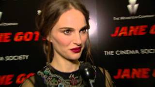 Jane Got A Gun: Natalie Portman Red Carpet Movie Premiere Interview | ScreenSlam