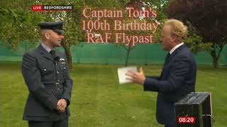 Captain Tom's 100th Birthday Flypast