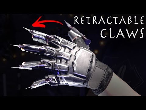 How To Make RETRACTABLE BLACK PANTHER CLAWS! - $15 Build!!! How To Make RETRACTABLE BLACK PANTHER CLAWS! - $15 Build!!!