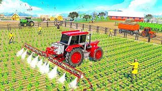 mega tractor driving simulator - farming simulator - android gameplay